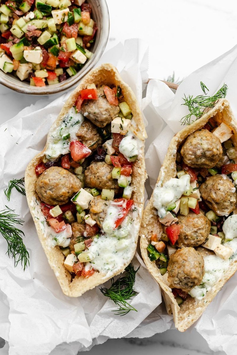 Mediterranean Pita Pockets