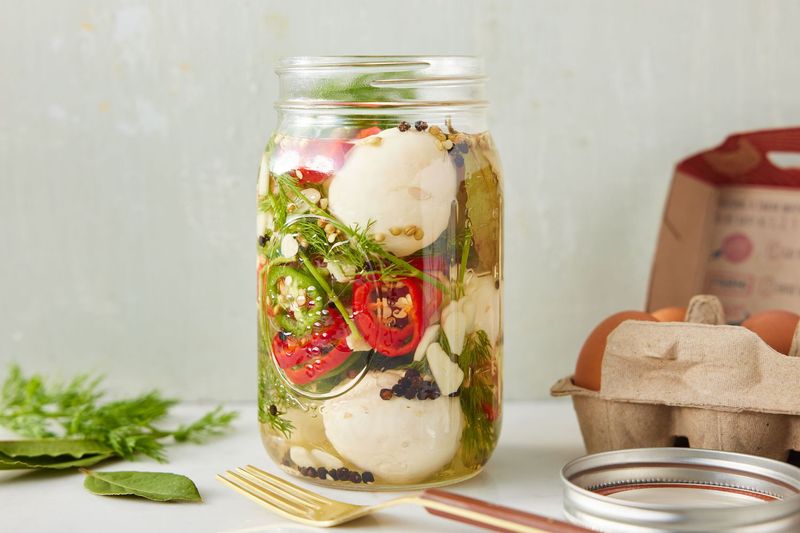 Home-Canned Pickled Eggs