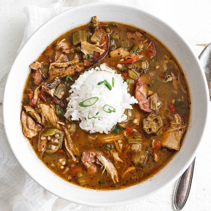 Cajun Sausage And Chicken Gumbo