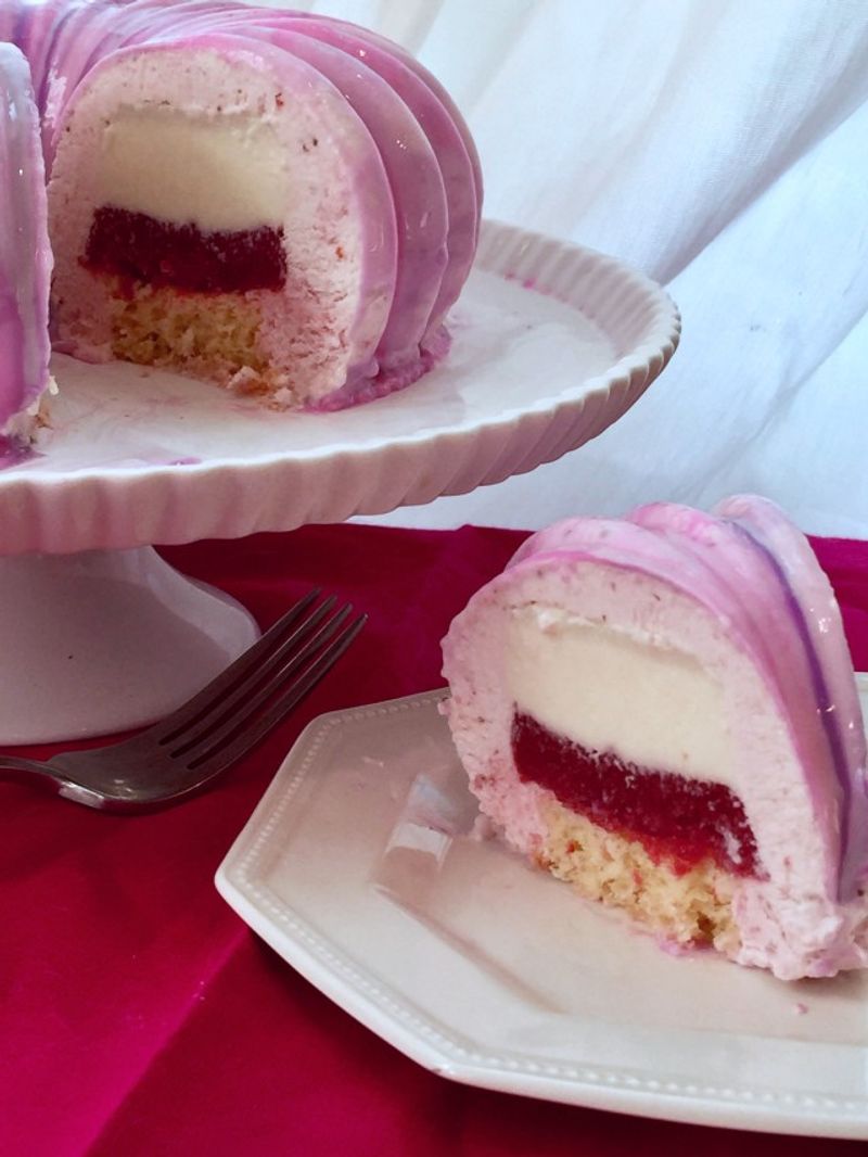 Sophie’s Champagne and Strawberry Entremet