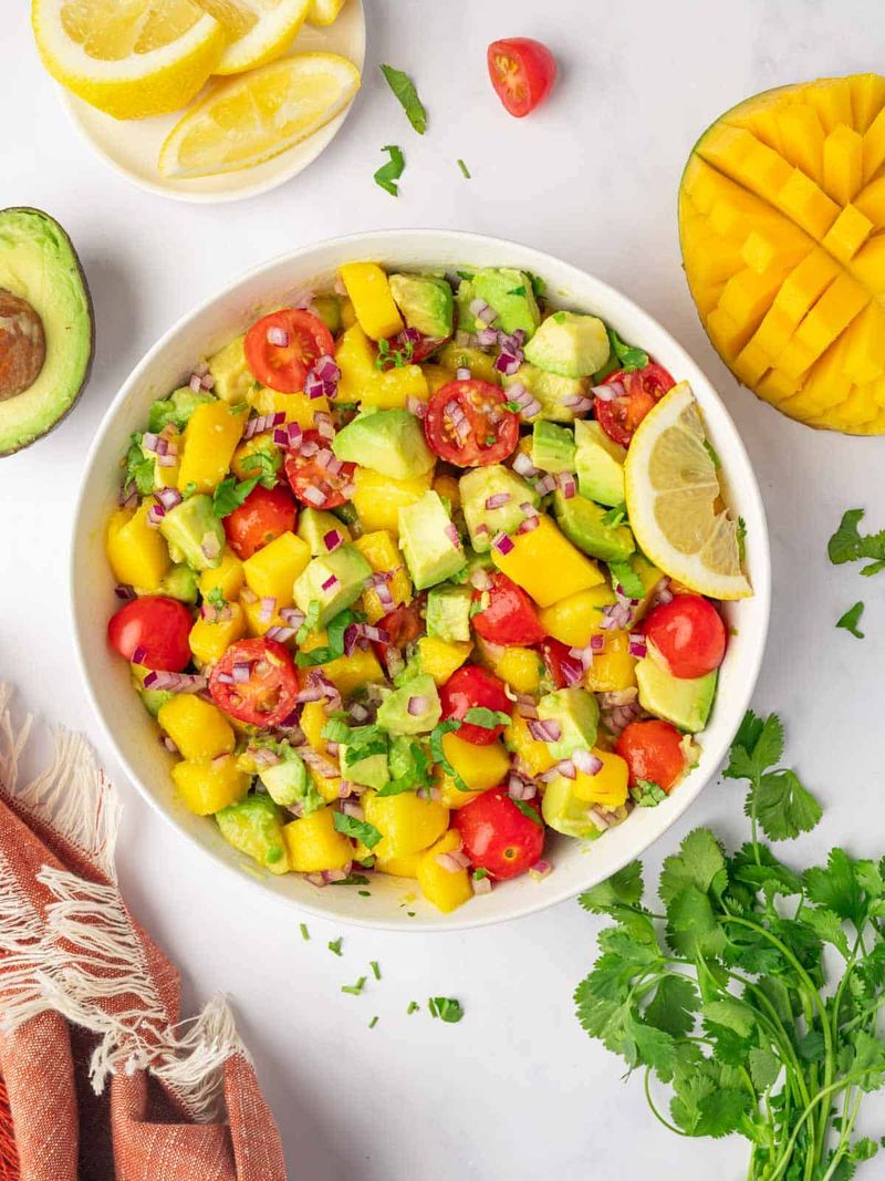 Savory Avocado Mango Tango