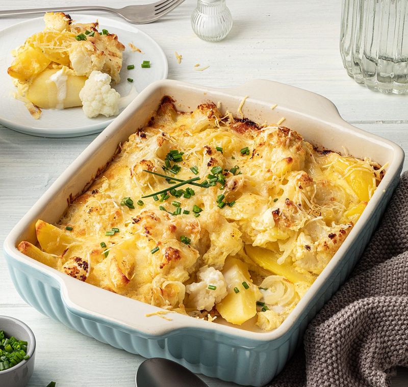 Potato And Cauliflower Bake