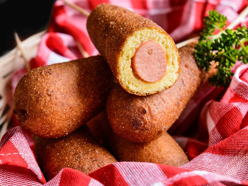 Corn Dogs With The Perfect Crunch