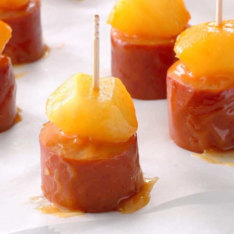 Two-Ingredient Pineapple Sausage Bites