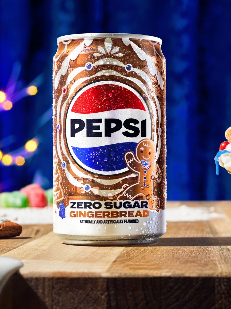 Pepsi Zero Sugar Gingerbread Soda