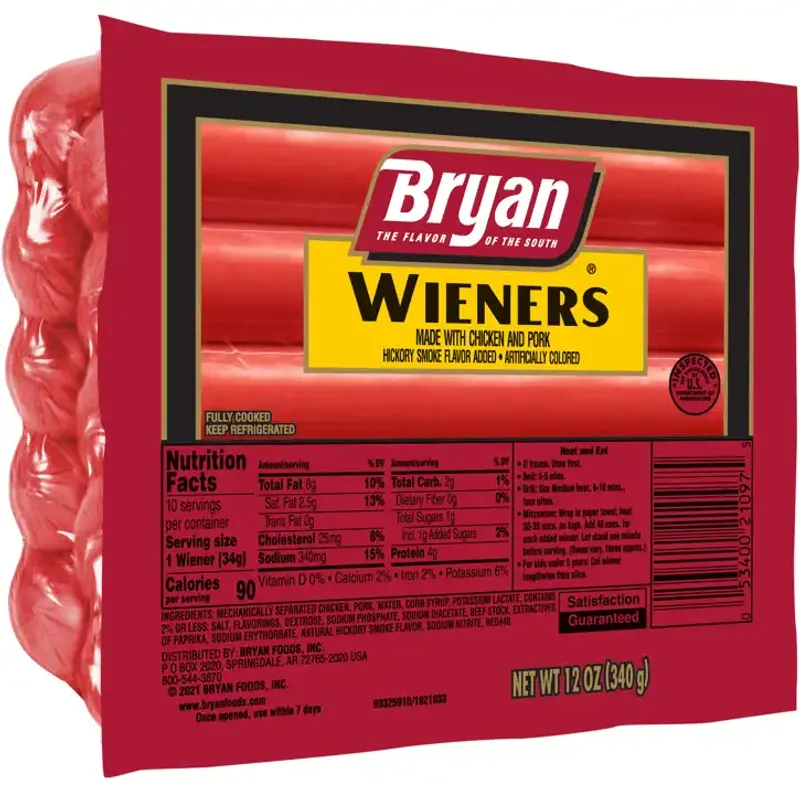Bryan Bun-Length Wieners