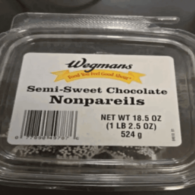 Dark Chocolate Nonpareils' Milk Mystery