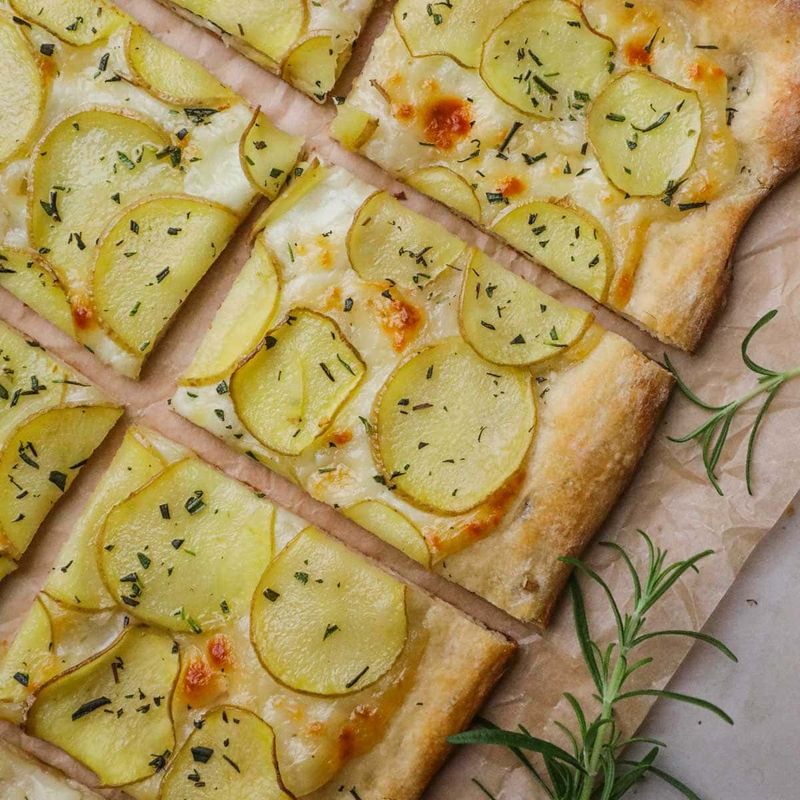 Potato Rosemary Pizza