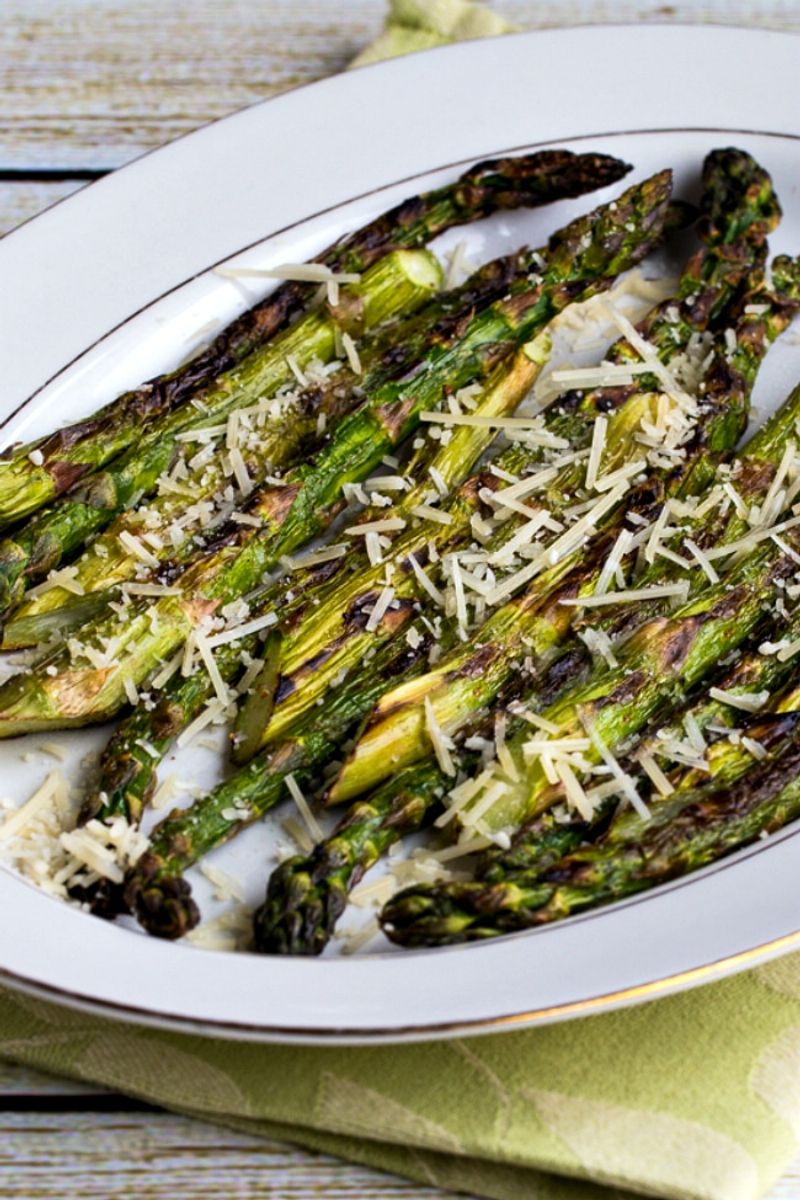 Grilled Asparagus With Parmesan