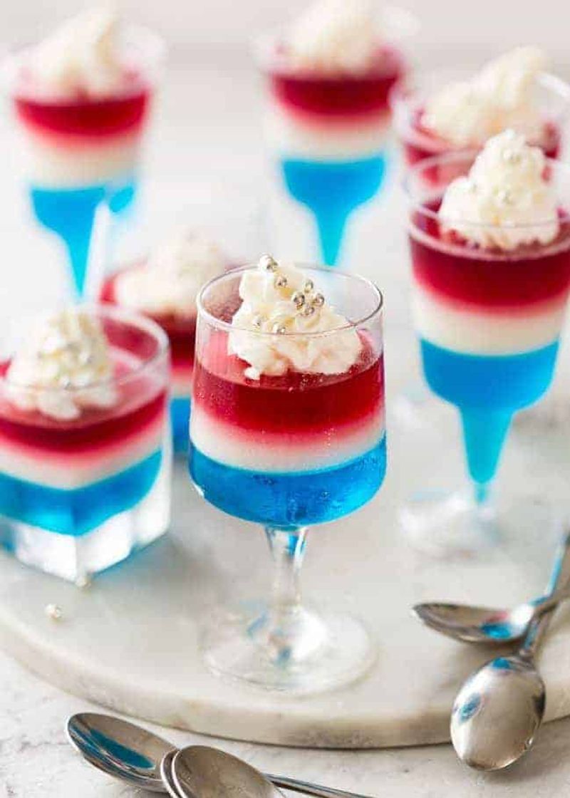 Patriotic Jello Parfaits