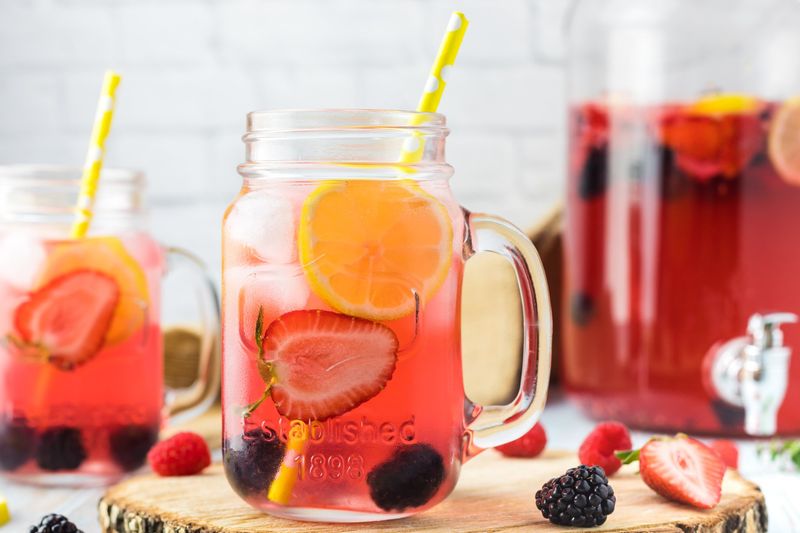 Sweet Tea Or Lemonade Jars