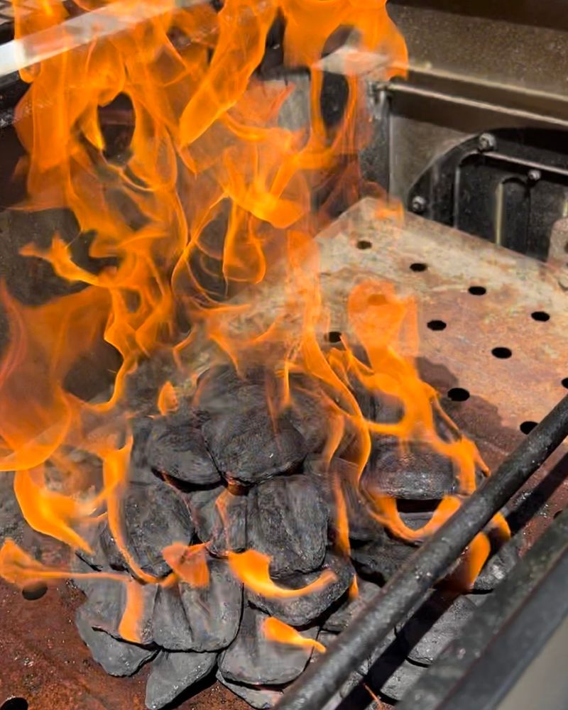 Using Lighter Fluid For Quick Flames