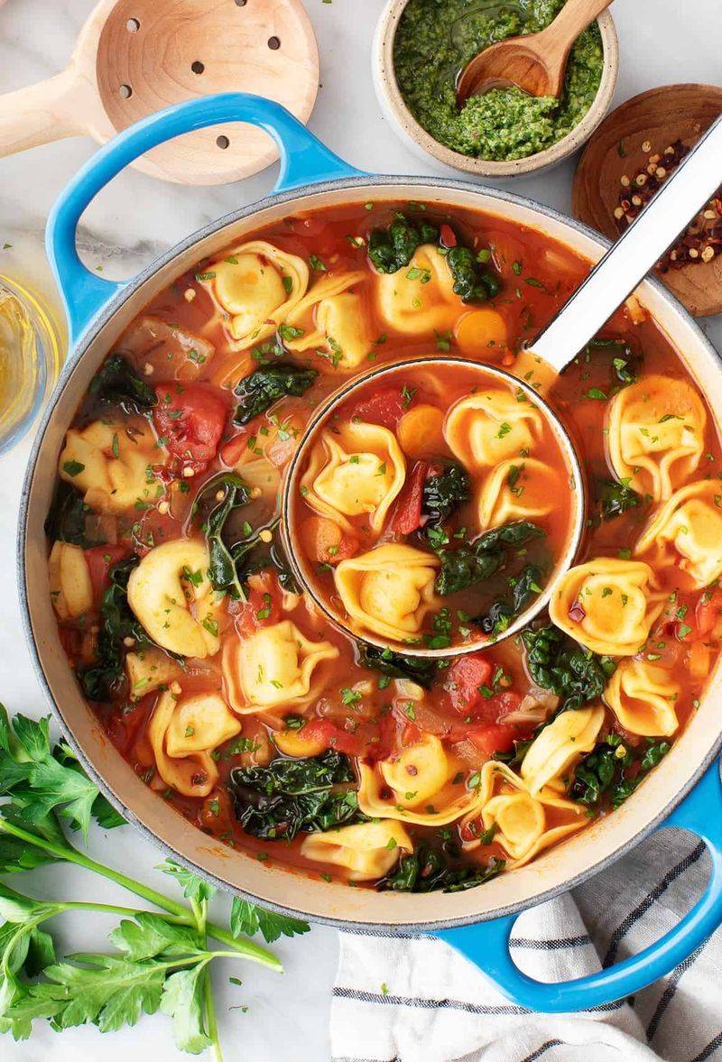 Tortellini Soup Surprise