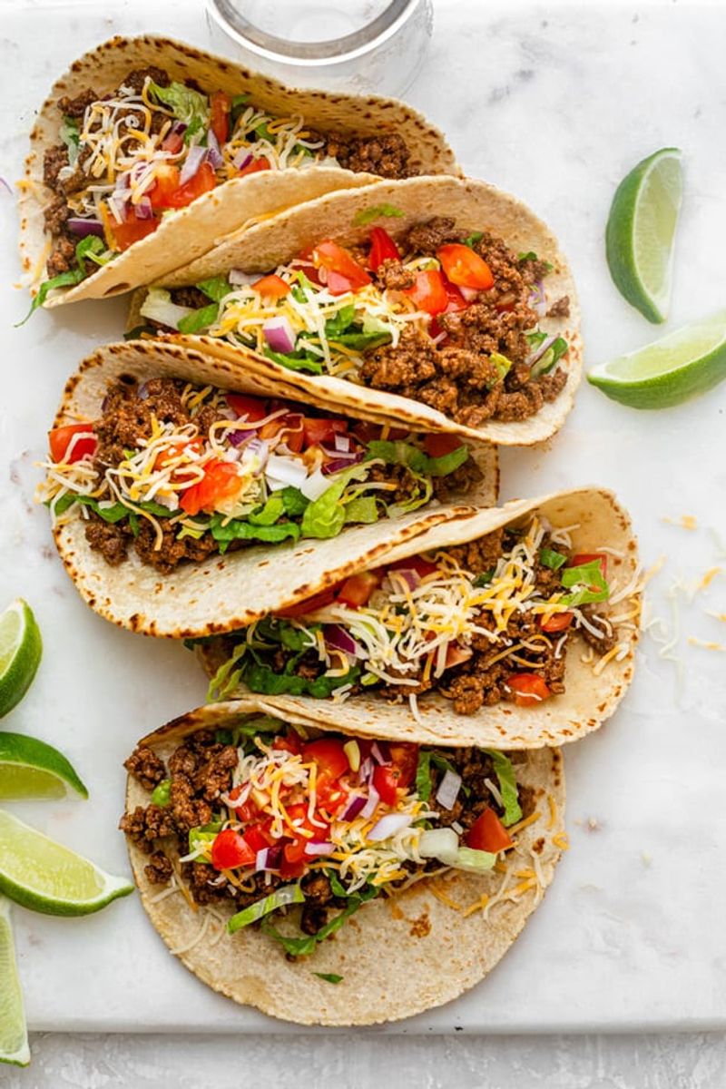 Ground Beef Tacos With Taco Seasoning