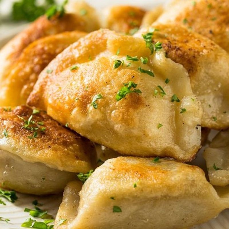 Pierogies with Sauerkraut