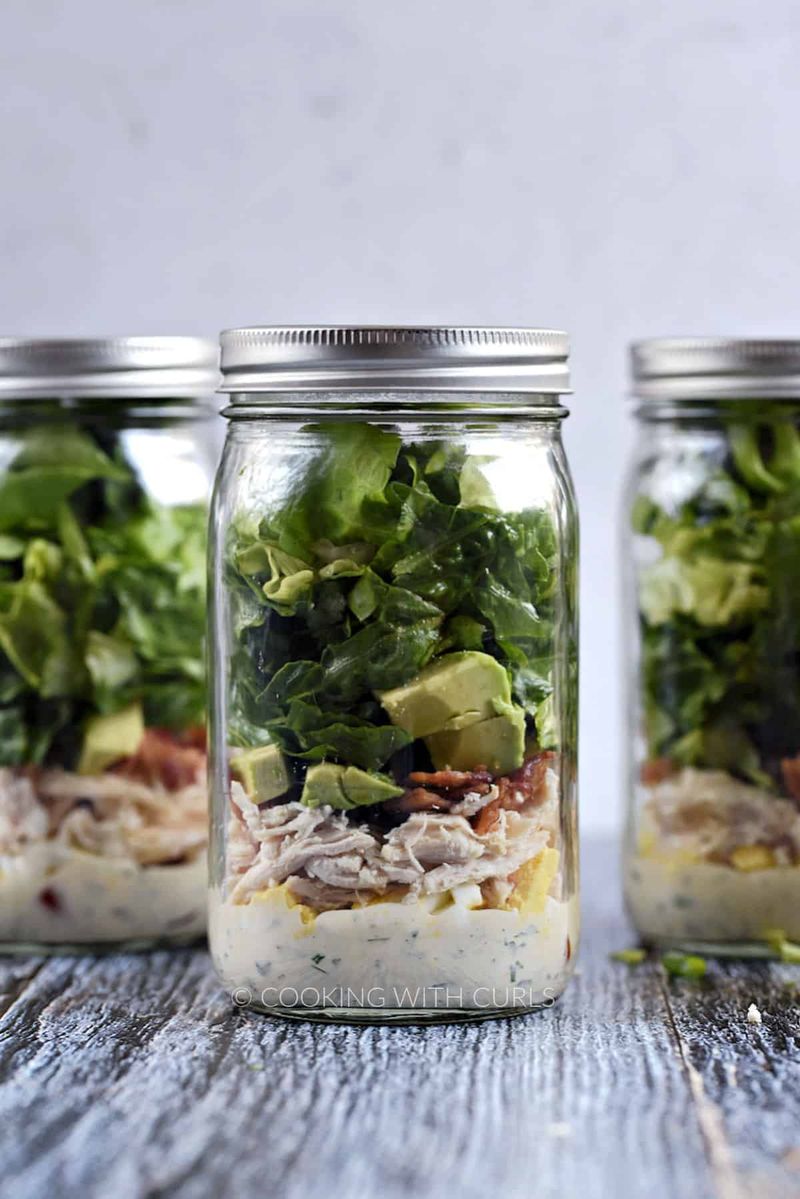 Cobb Salad With Turkey, Egg, And Blue Cheese