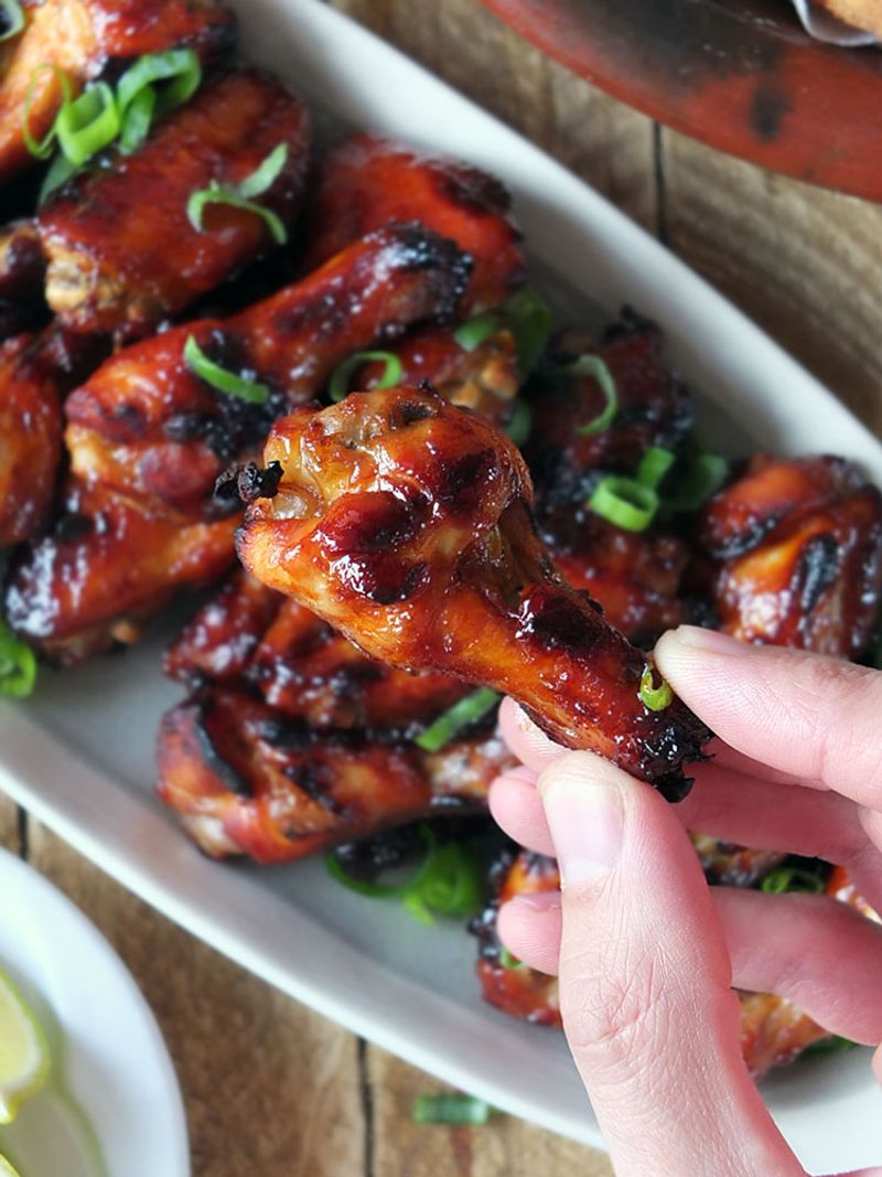Sticky Glazed Wings