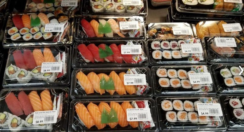 Pre-Packaged Supermarket Sushi
