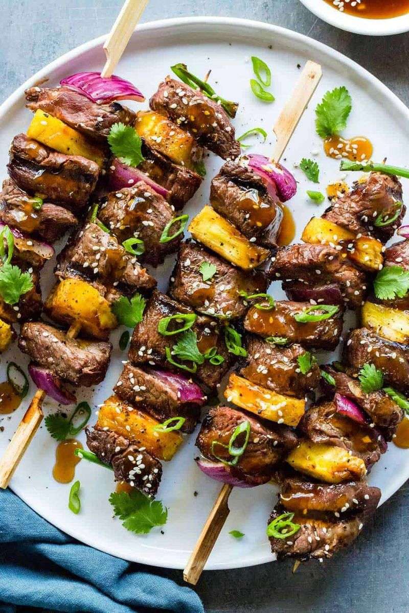 Hawaii – Teriyaki Beef Skewers