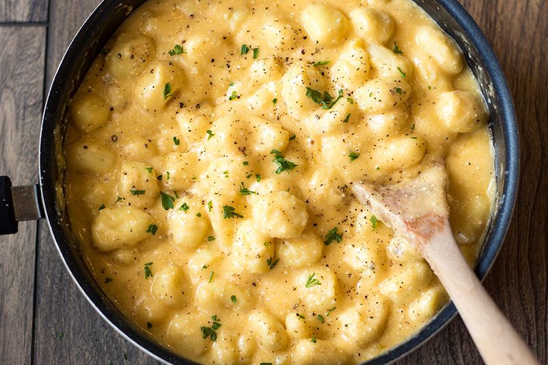 Fold Into A Cheese Sauce