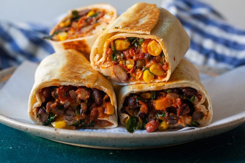Cheese-Heavy Burritos