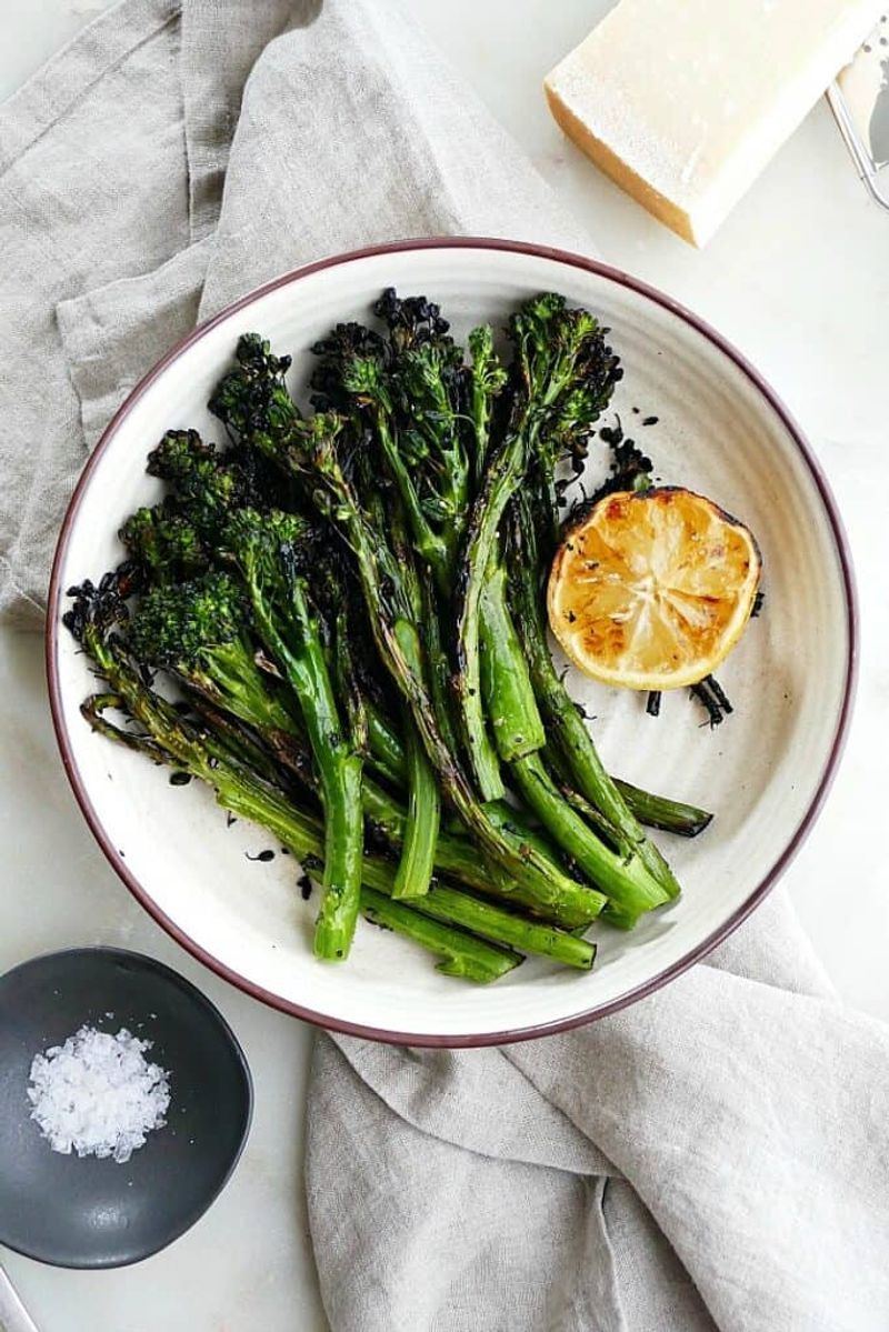 Charred Broccolini With Lemon