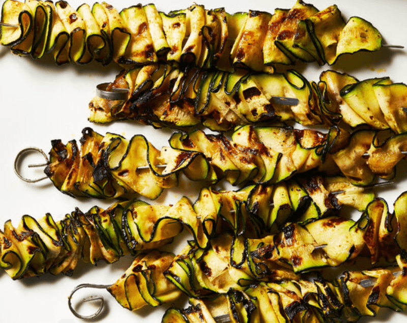Charred Zucchini Ribbons