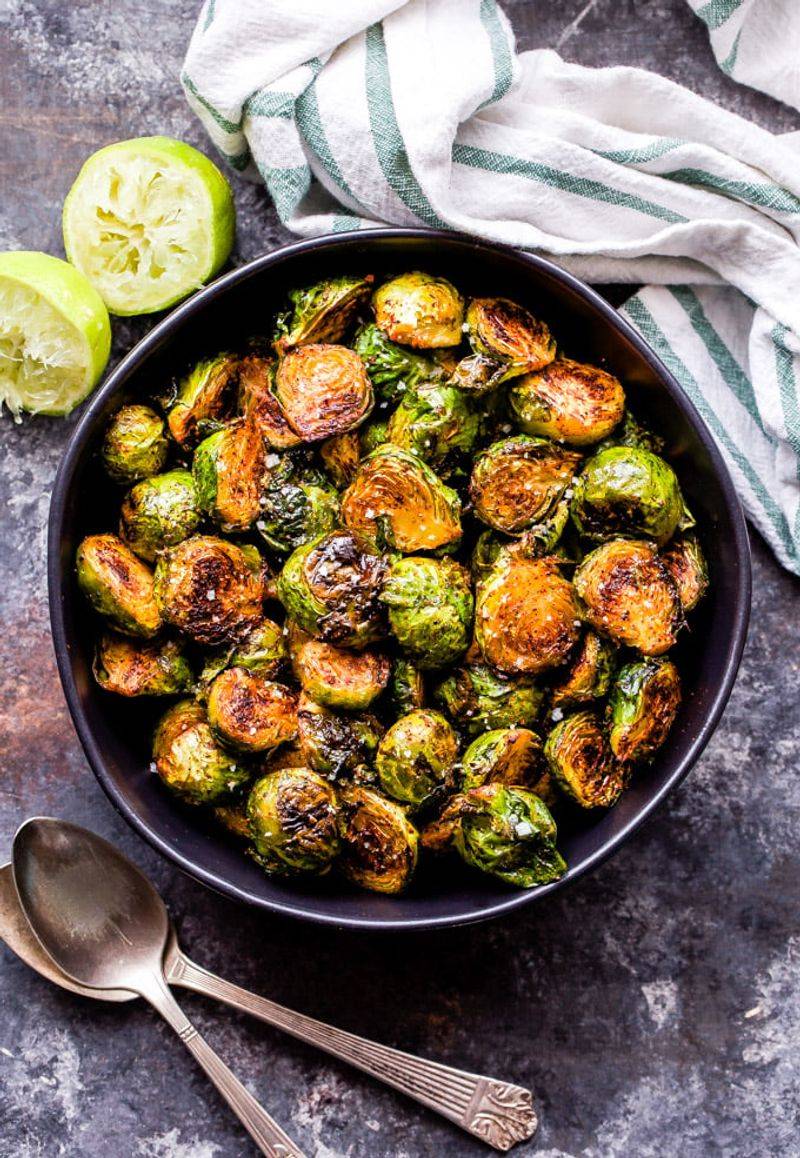 Honey-Lime Grilled Brussels Sprouts