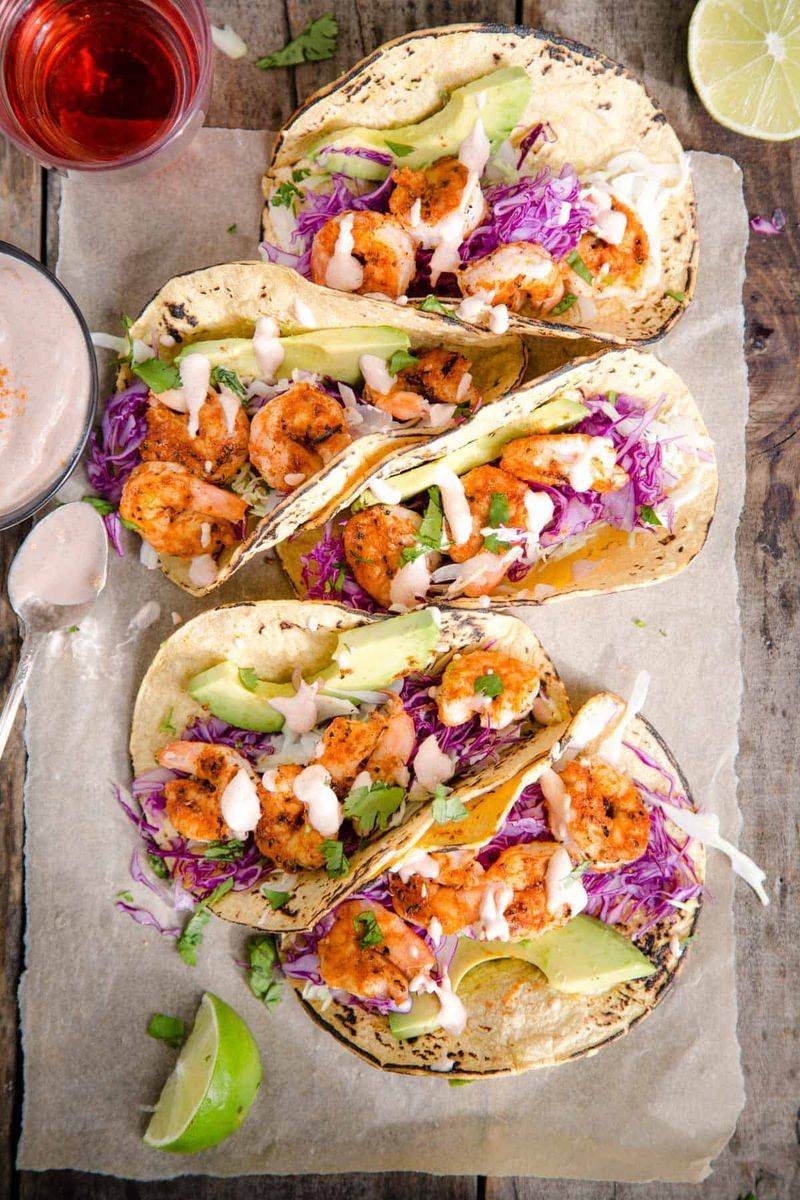 Spicy Grilled Shrimp Tacos