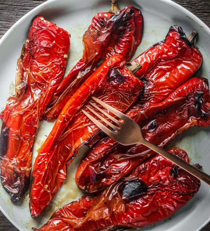 Flame-Roasted Bell Peppers