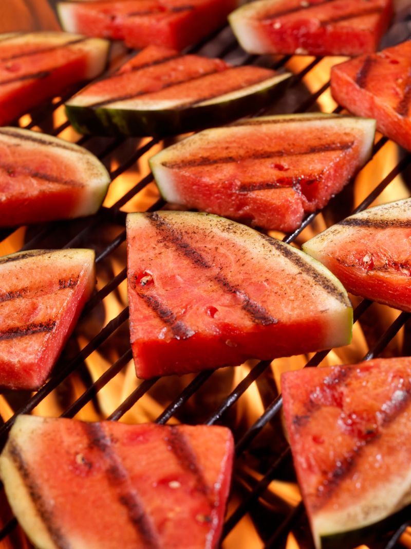 Grilled Watermelon With Balsamic Glaze