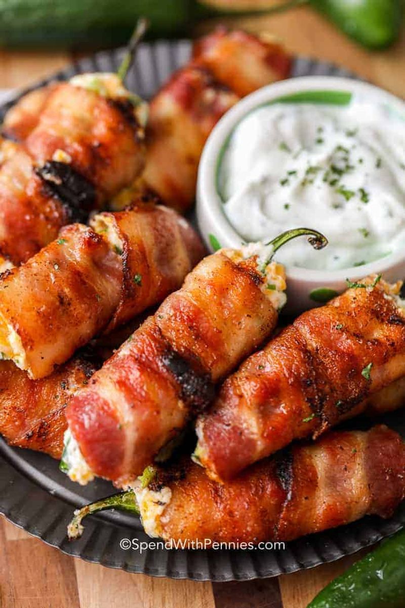 Bacon-Wrapped Jalapeño Poppers