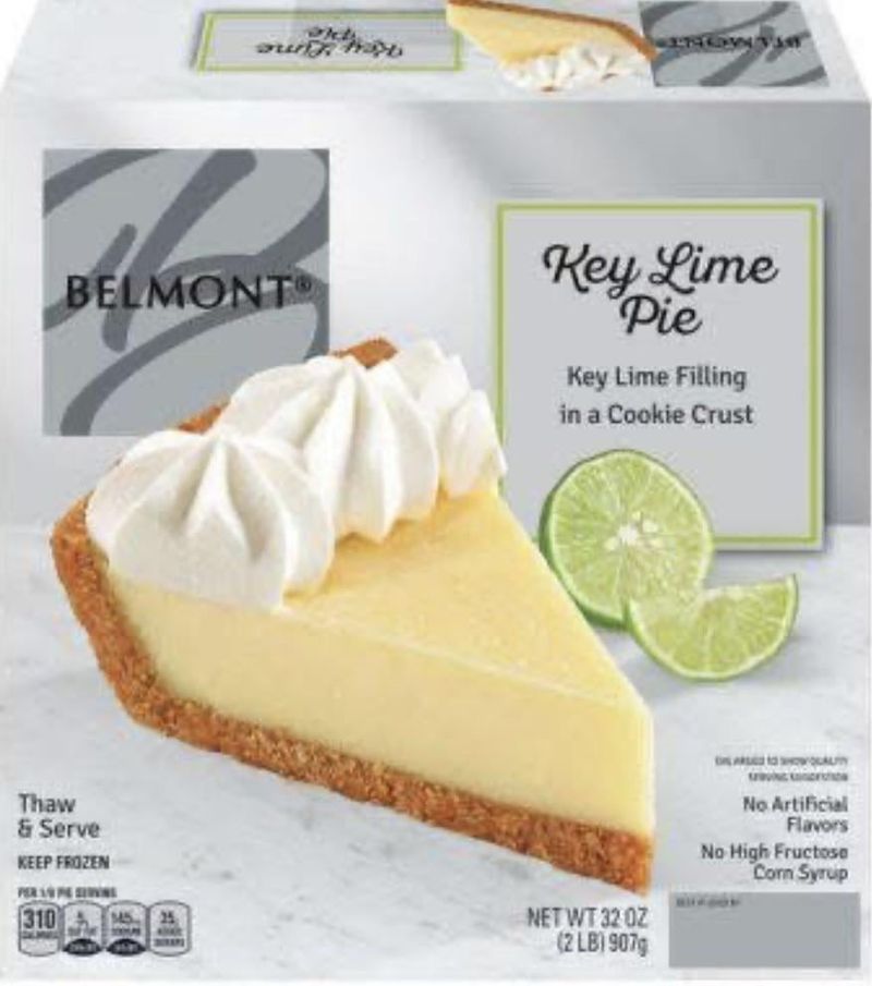 Artificial Key Lime Pie