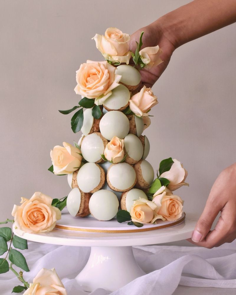 French Croquembouche Tower
