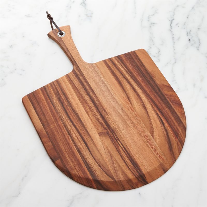 Crate & Barrel Acacia Wood Pizza Peel