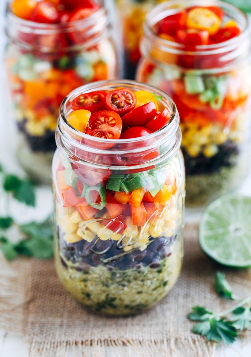Southwest Quinoa Salad With Black Beans And Corn