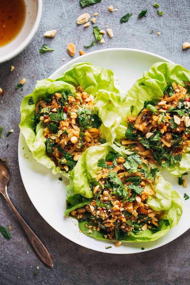 Asian-Inspired Chicken Lettuce Cups
