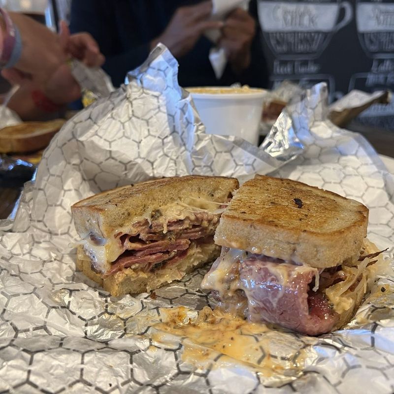 Fried Bologna Sandwich