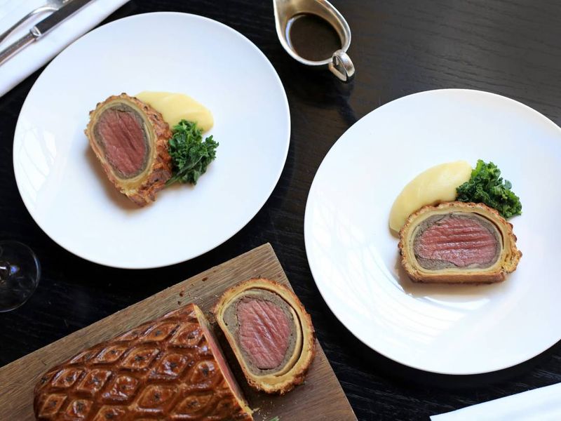 Beef Wellington At Restaurant Gordon Ramsay