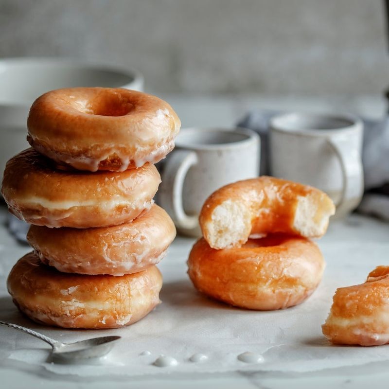 Krispy Kreme's Hot Light Doughnuts 