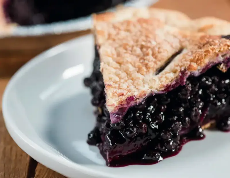 Mass-Produced Blueberry Pie