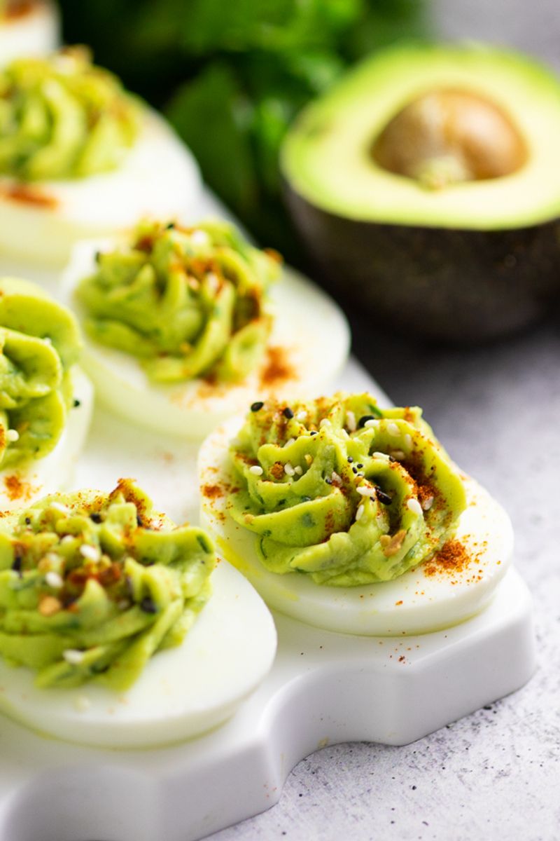 Avocado Deviled Eggs
