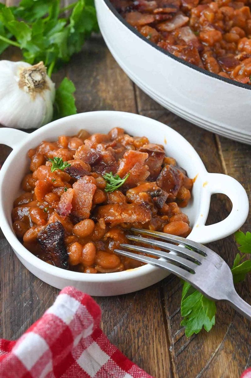 Sweet And Spicy Baked Beans