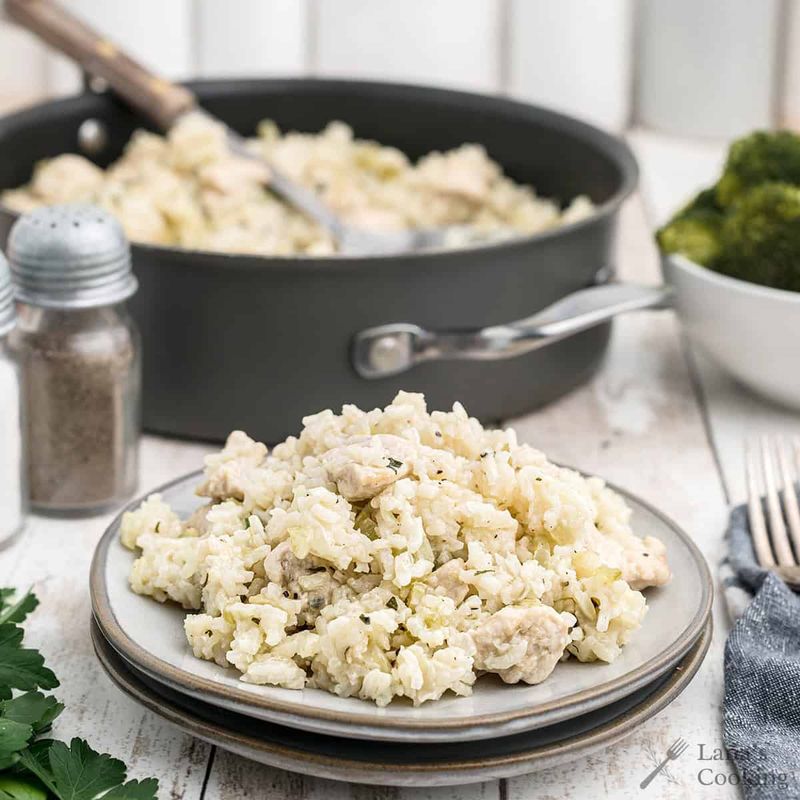 Boiled Chicken And Peas