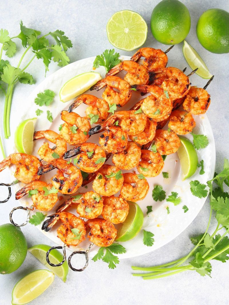 Spicy Shrimp With Lime And Garlic
