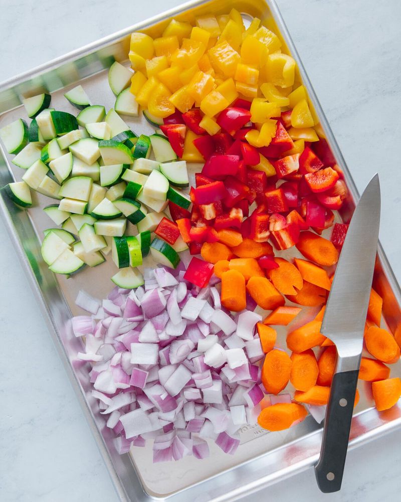 Cut Vegetables Evenly For Even Cooking