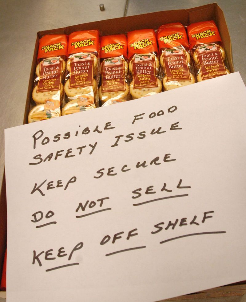 2009 Peanut Butter Snack Recall