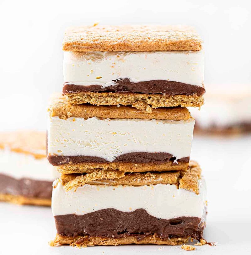 Frozen S’mores Sandwiches