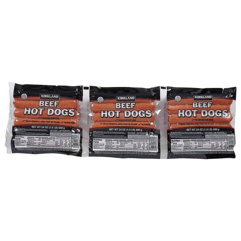 Kirkland Signature All-Beef Hot Dogs