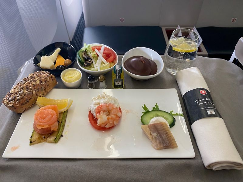Turkish Airlines’ Chef-Plated Seafood Platters